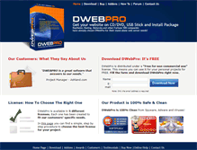 Tablet Screenshot of dwebpro.com